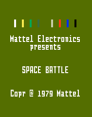 Space Battle Title Screen